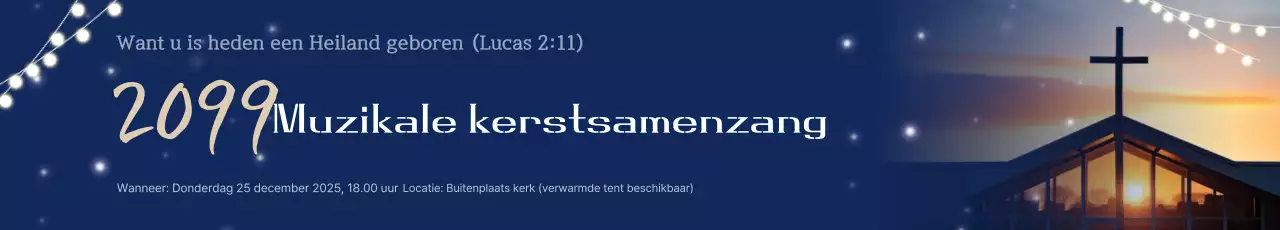 Blauw Eenvoudig Kerstevenement