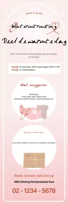 Informatie over het Pink Baby Donation-evenement