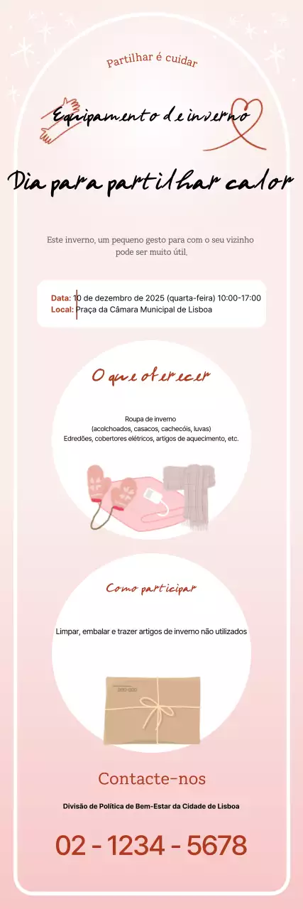 Informações sobre o evento de doação Pink Baby