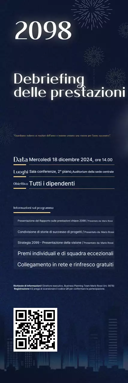 Guida agli eventi sofisticati in blu navy