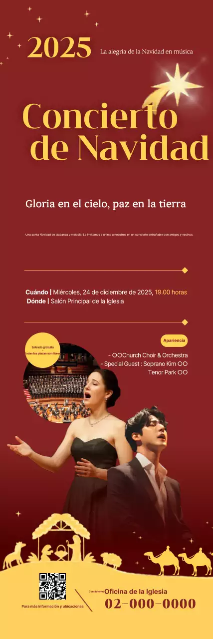 Guía de conciertos de música clásica roja