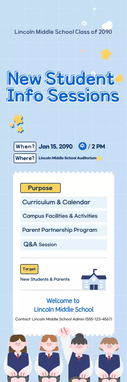 Guia da Sessão Informativa da Escola Sky Blue Clean