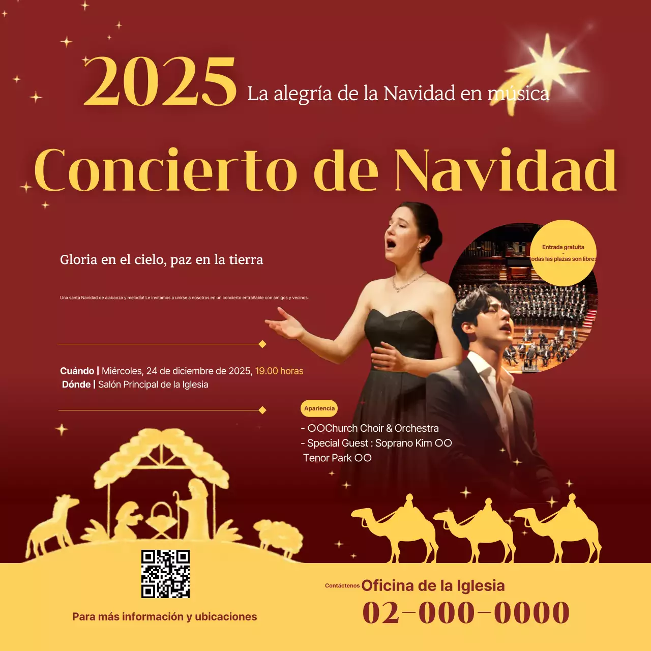 Guía de conciertos de música clásica roja