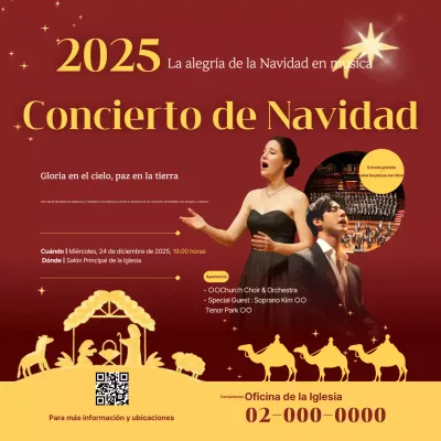 Guía de conciertos de música clásica roja