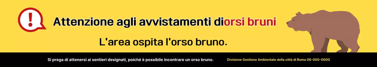 Precauzioni di sicurezza evidenziate in giallo