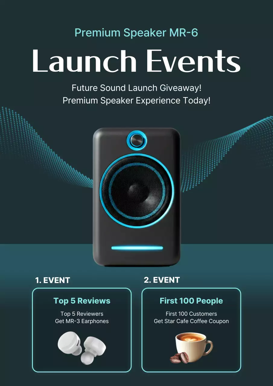 Sự kiện âm thanh hiện đại Sky Blue