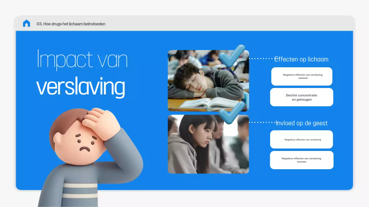 Blauwe eenvoudige gezondheidsvoorlichtingsmaterialen