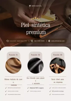 Promoción de tecnología para la fabricación de cuero marrón de alta calidad