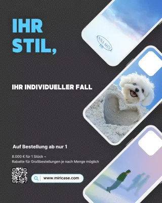 Schwarze moderne Customizing-Anzeige