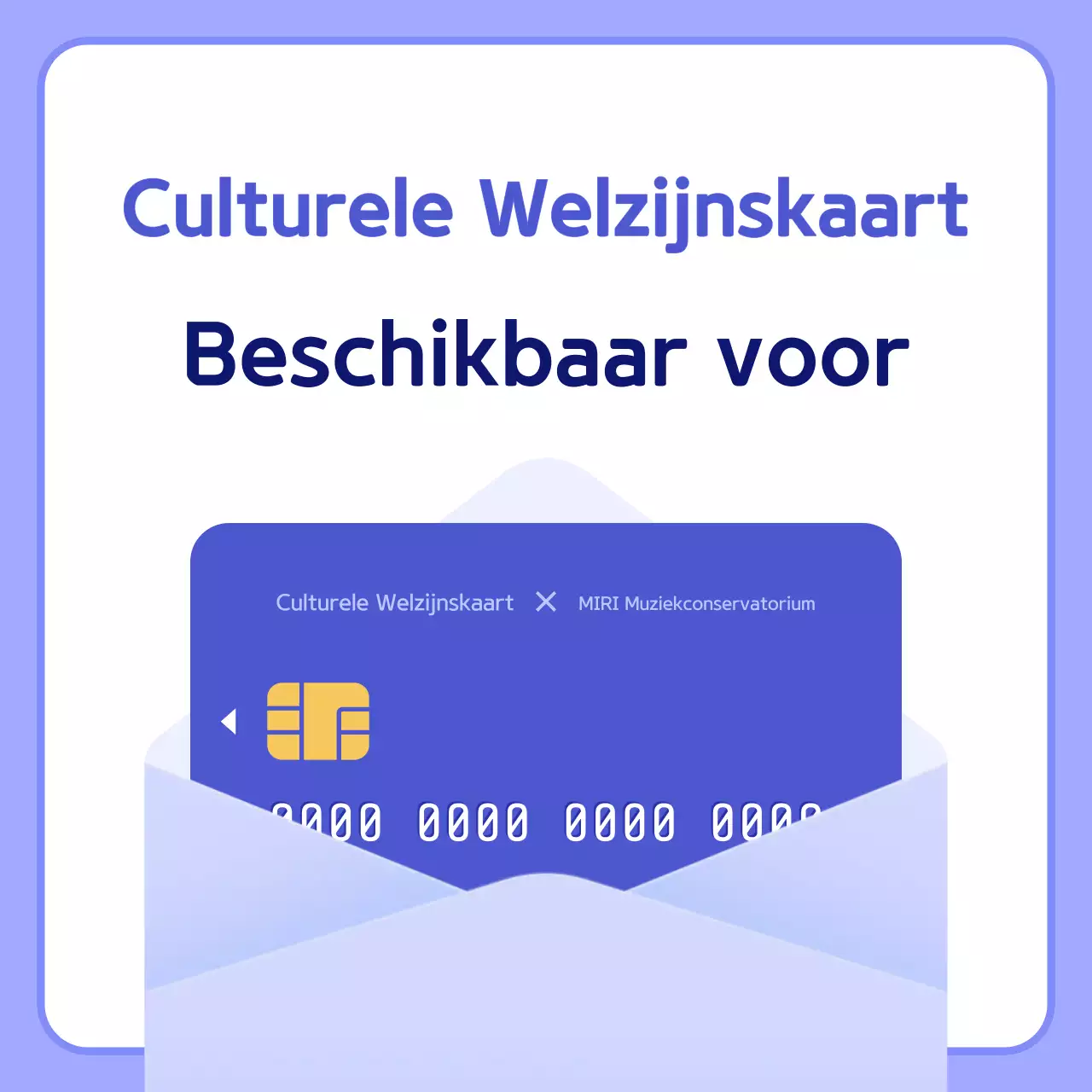 Hemelsblauwe eenvoudige welzijnskaartgids