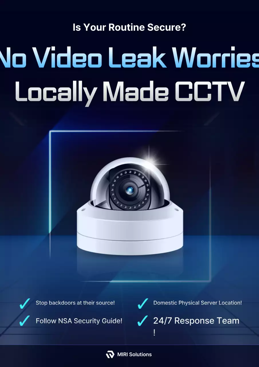Quảng cáo CCTV sản xuất trong nước của Blue's Modern Security