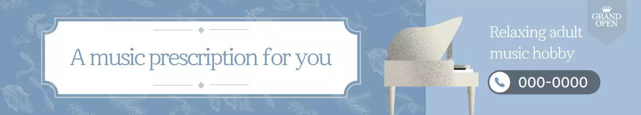 Anúncio de música clássica Sky Blue