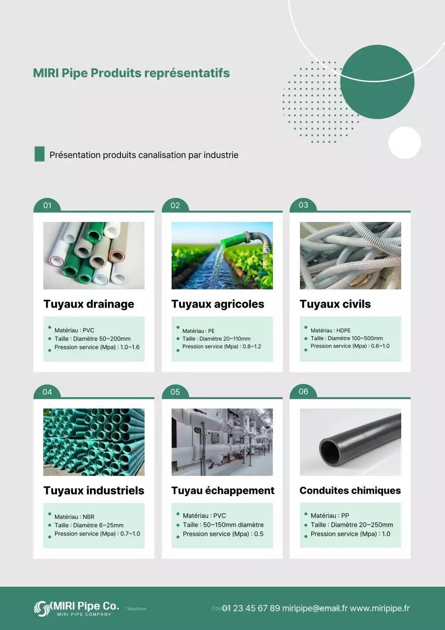 Introduction de produits industriels écologiques et propres