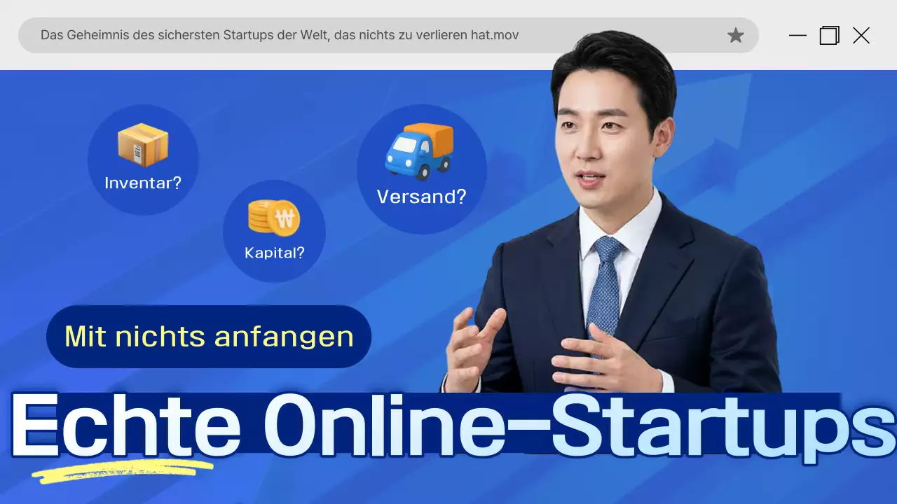 Beschreibung des modernen Startups Blue