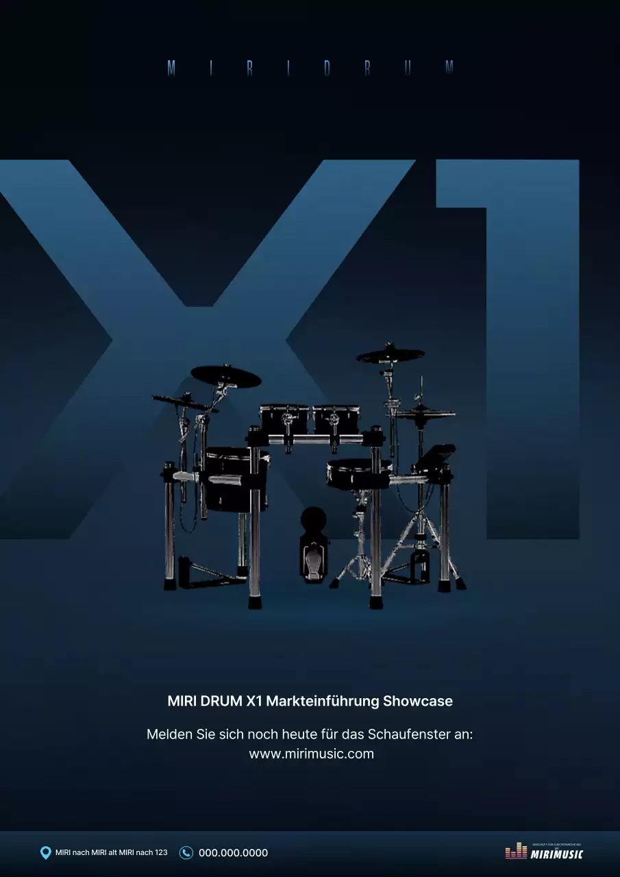 Werbung für Blue Modern Music