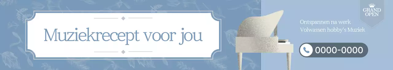 Advertentie voor Sky Blue Classic Music