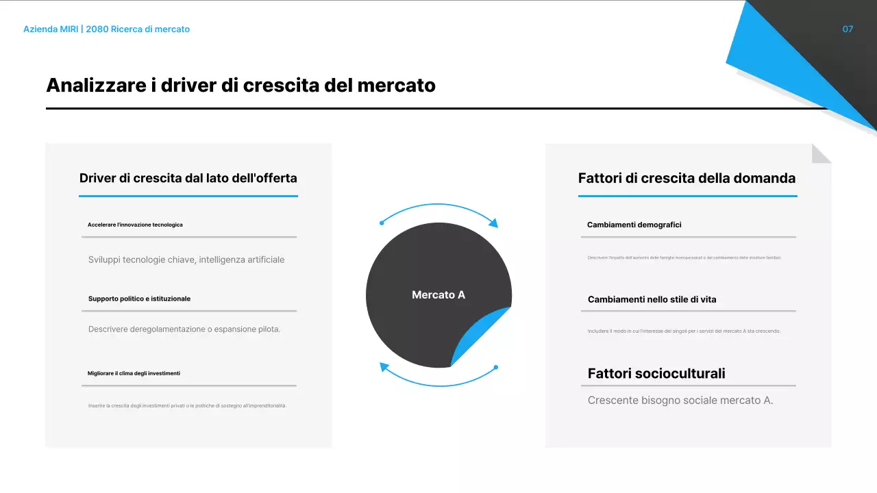 Analisi del rapporto sul mercato moderno nero