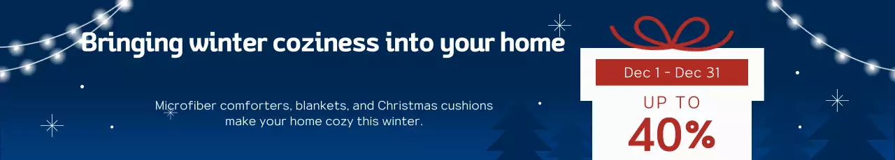 Promoção de inverno simples em azul marinho