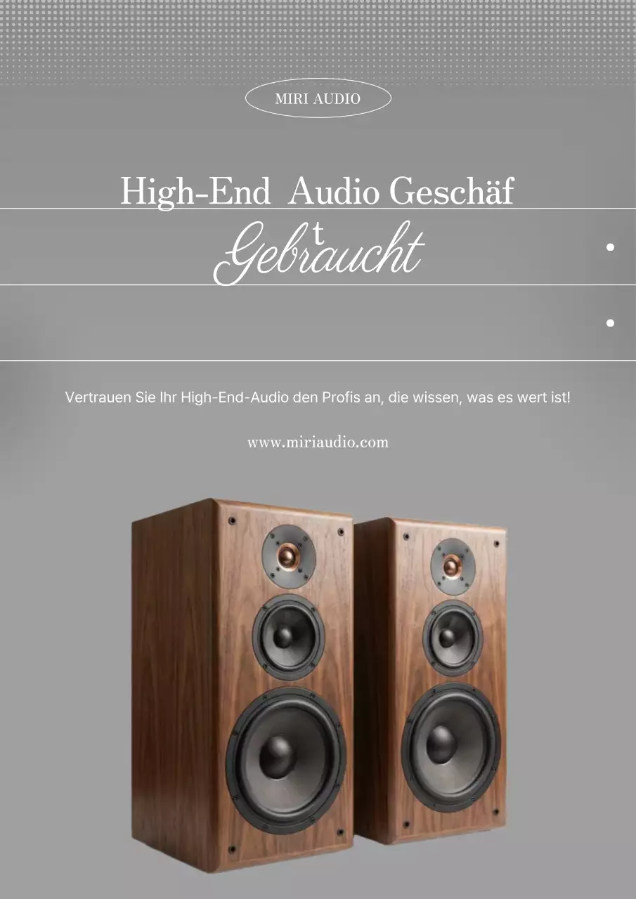 Gray Modern Gebrauchte Audio-Verkaufsaktion