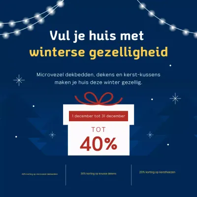 Blue Simple Winter Sale-evenement