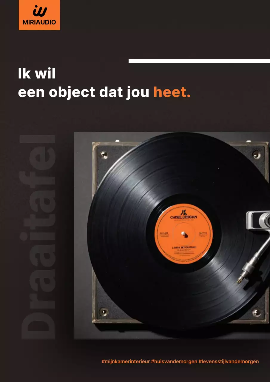 Zwarte vintage muziekadvertentie