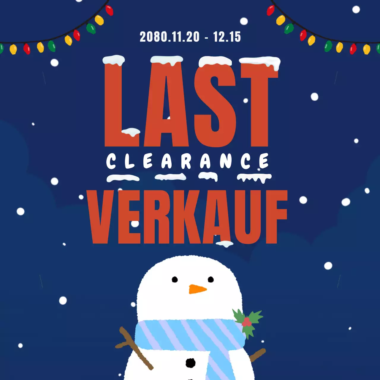 Marineblaue schlichte Winteraktion