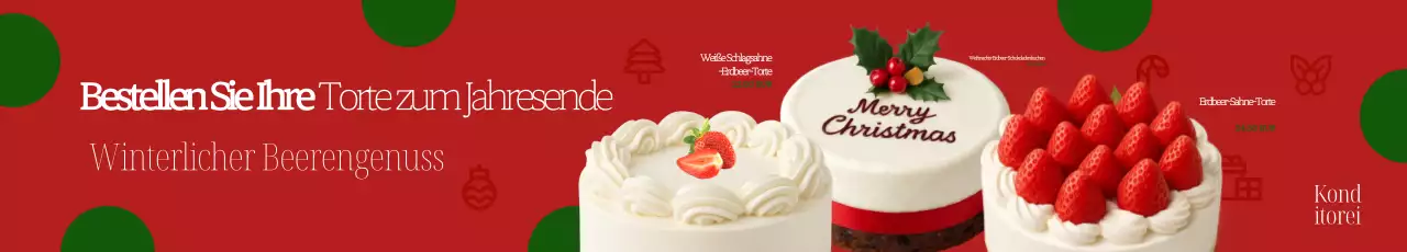 Werbung für Red Simple Cake