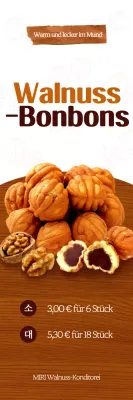 Werbung für Brown Simple Snack