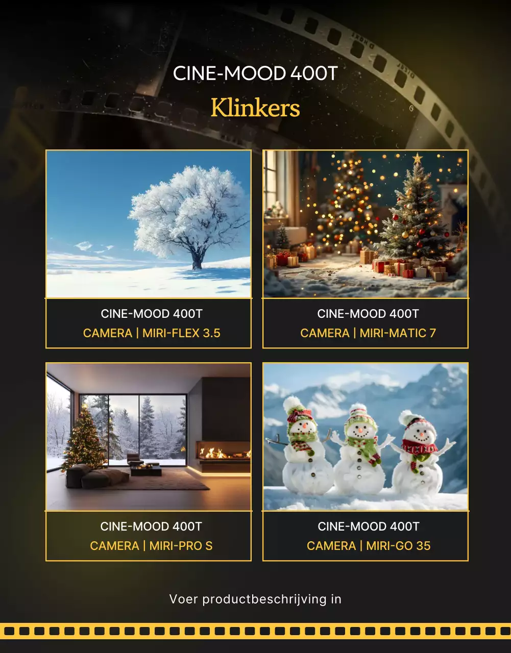 Gele retro fotofilmcamera