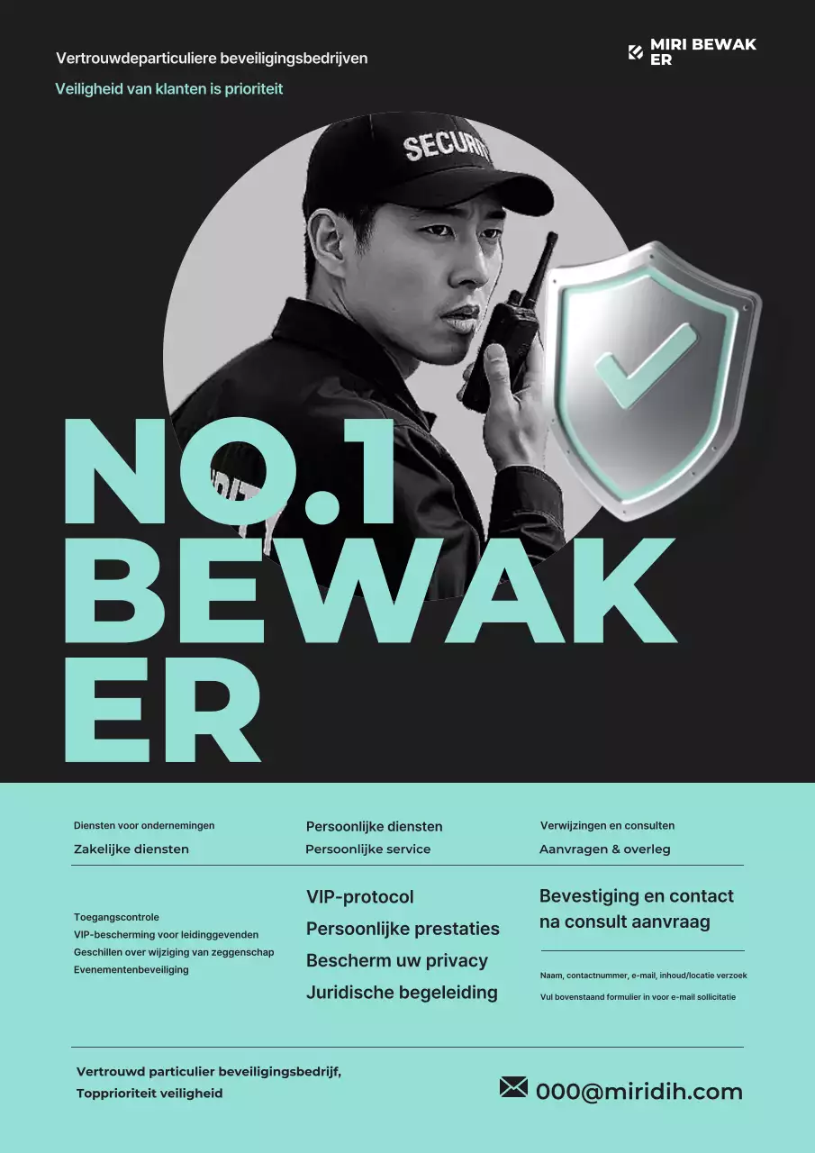 Mint Modern Security-advertentie