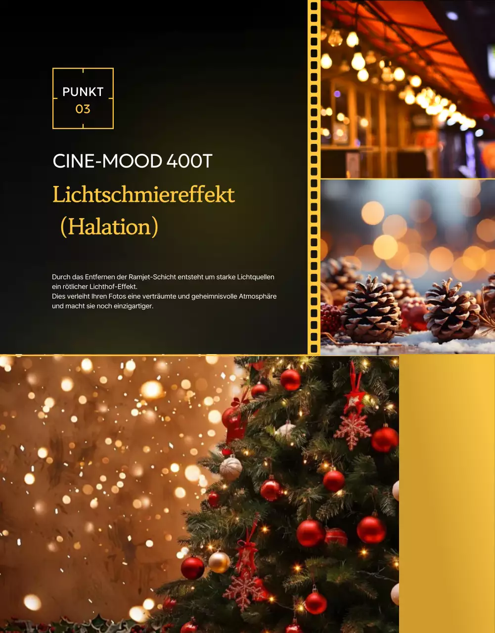 Gelbe Retro-Fotofilmkamera