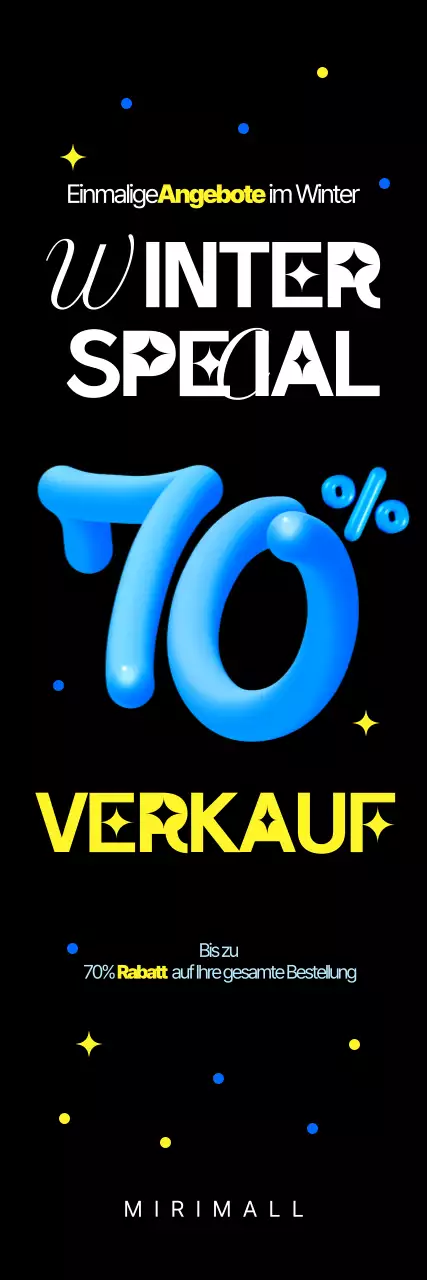 Black Modern Verkaufsanzeige