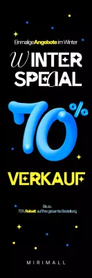 Black Modern Verkaufsanzeige