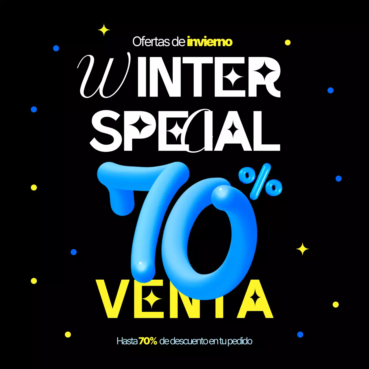 Evento de venta de Black Pop