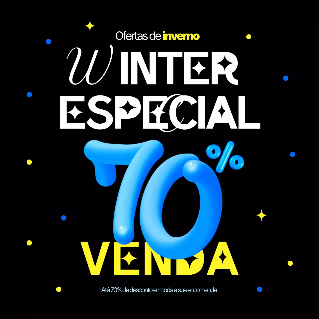 Evento de Venda Black Pop