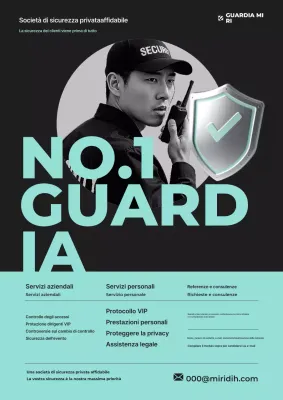 Pubblicità sulla sicurezza moderna di Mint