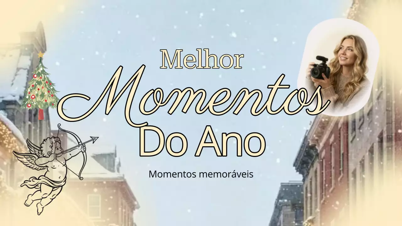 Anúncio de férias elegante em tons de bege