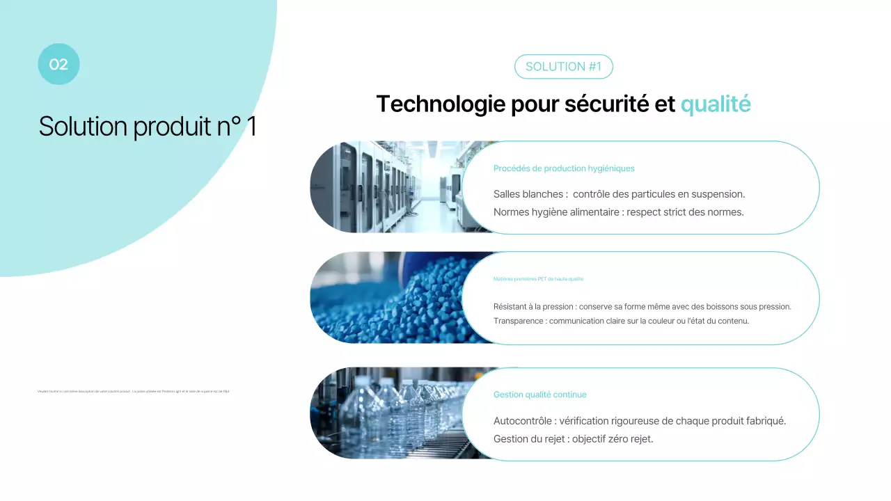 Proposition d'emballage moderne Sky Blue