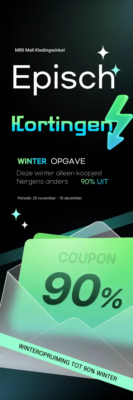 Zwarte Cyber ​​Sale Promotie