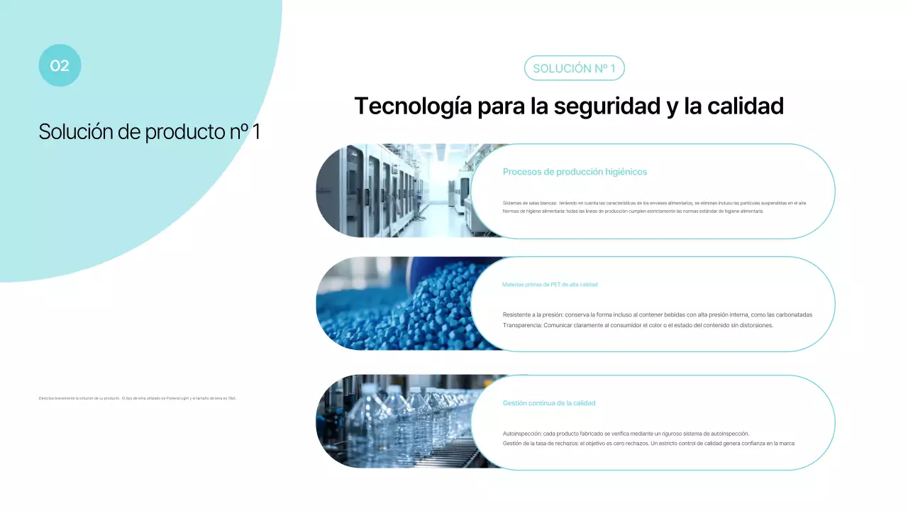 Propuesta de embalaje moderno en color azul cielo