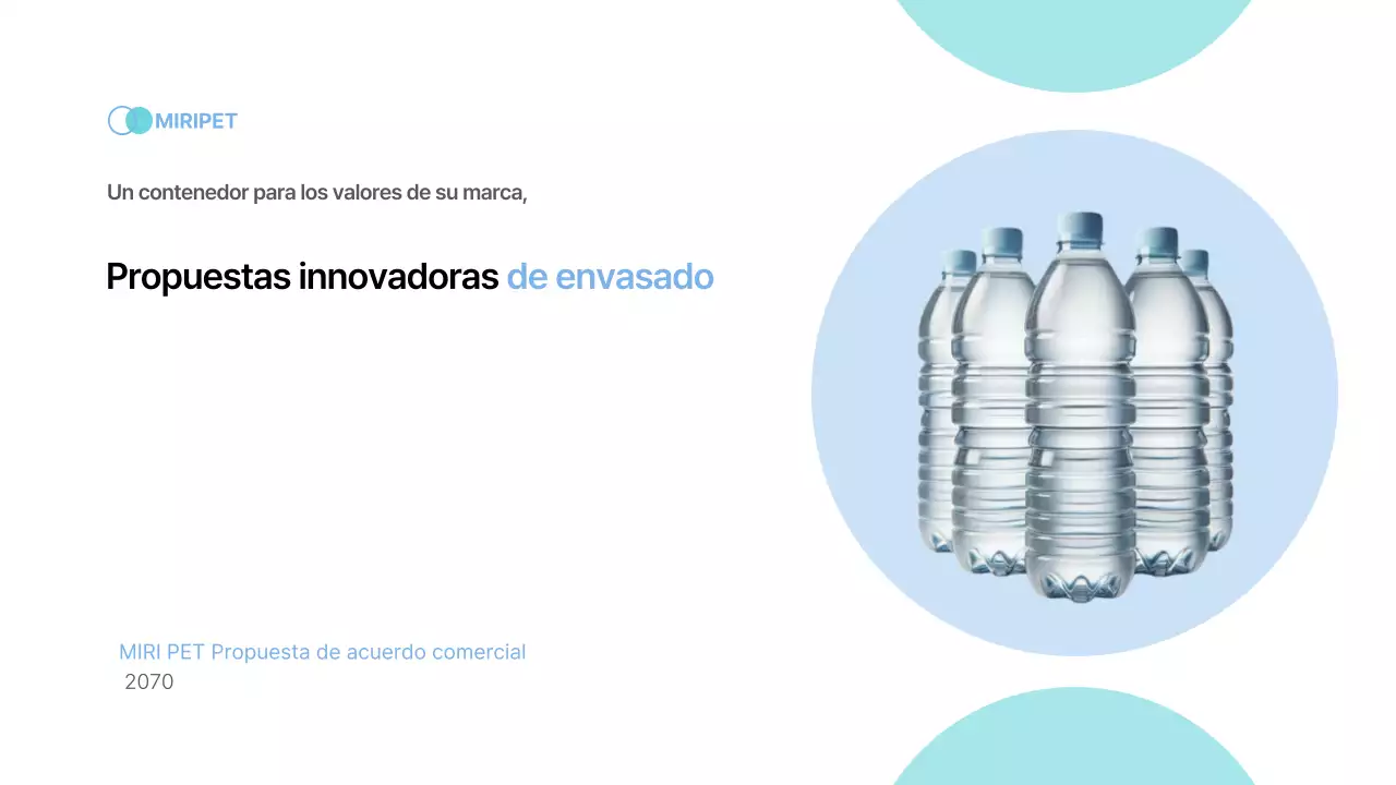 Propuesta de embalaje moderno en color azul cielo