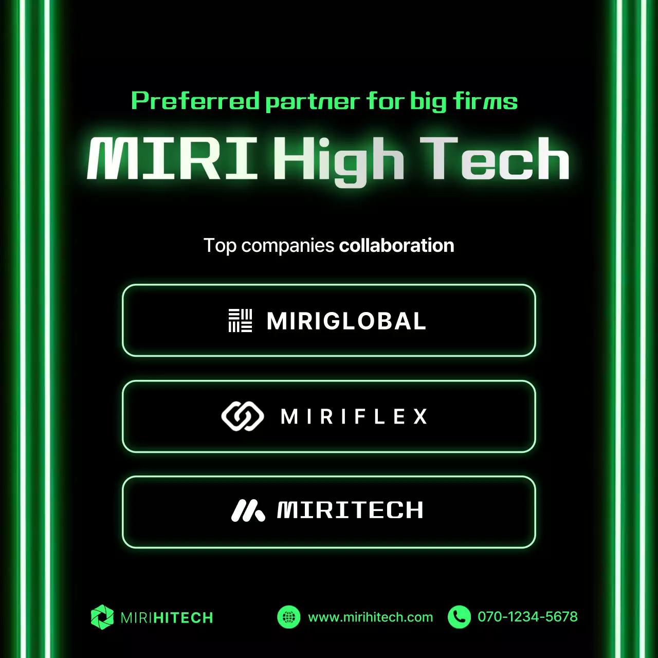 Neon Cyber ​​Technology Promotion