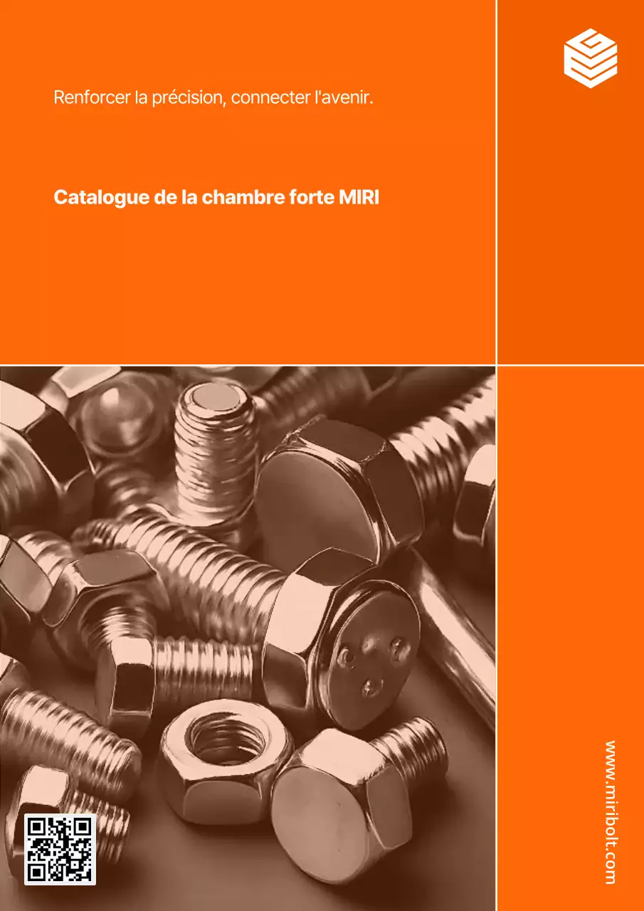 Catalogue industriel simple Orange