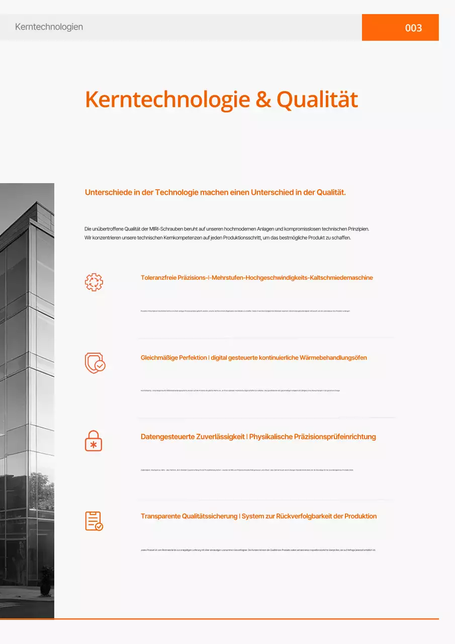 Orange Simple Industriekatalog
