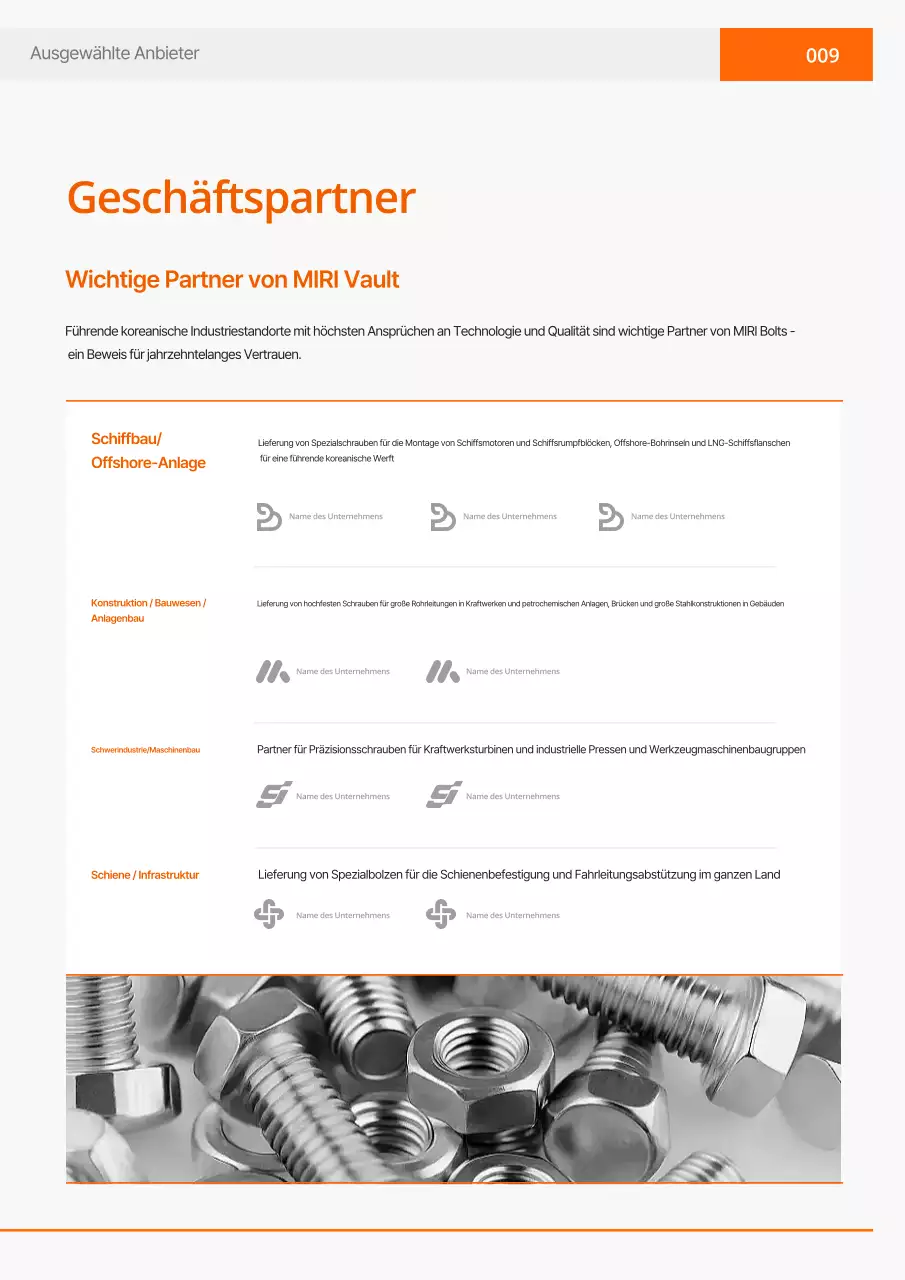 Orange Simple Industriekatalog