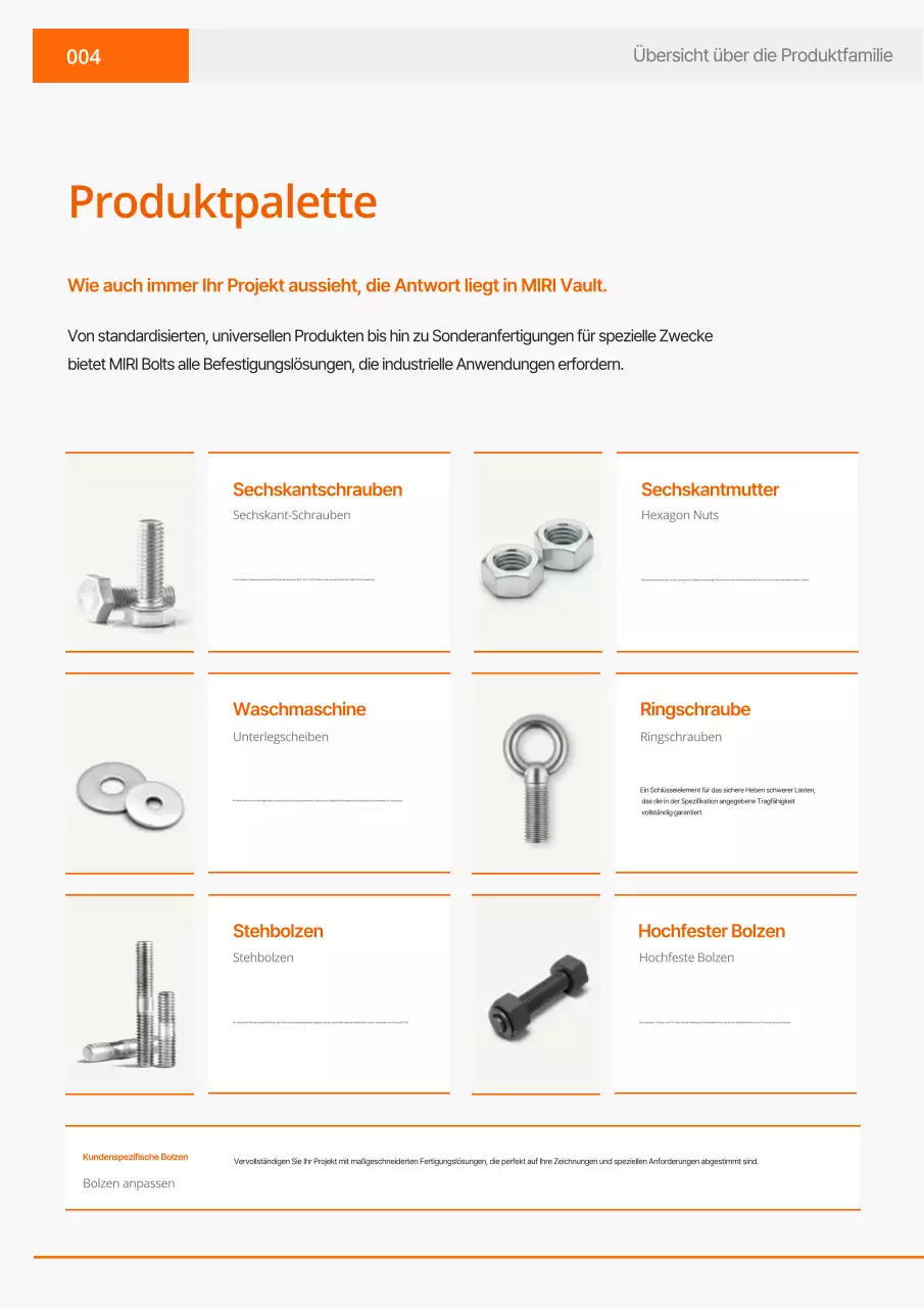 Orange Simple Industriekatalog