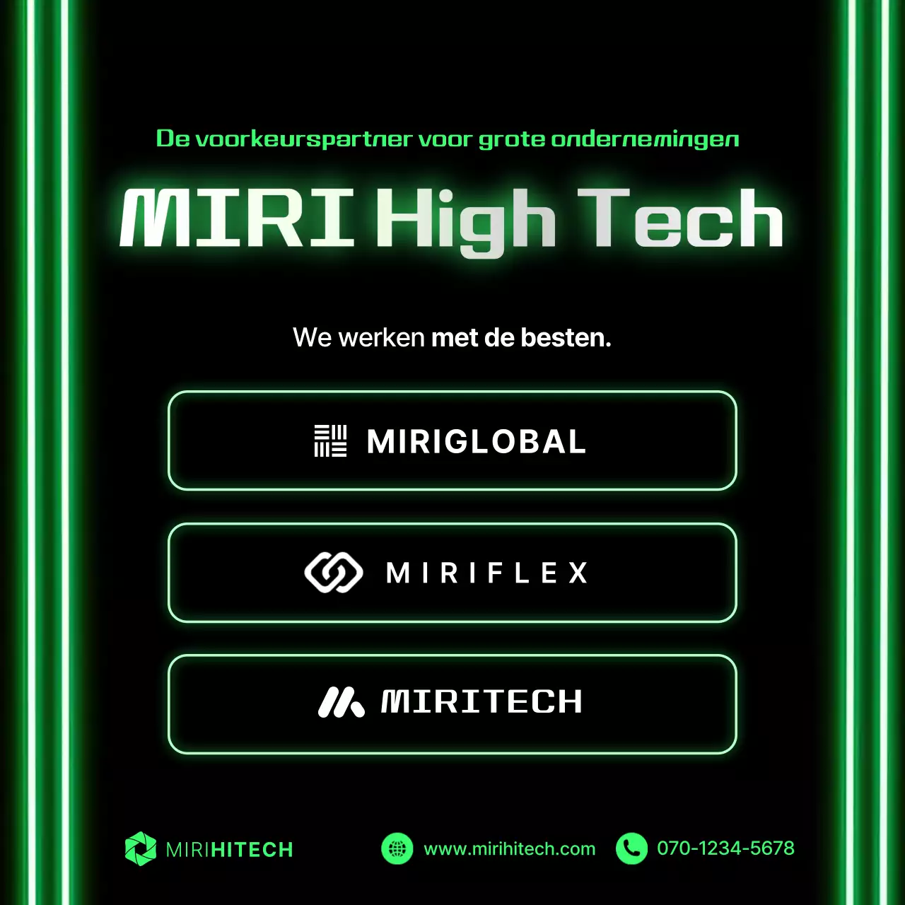 Neon Cyber Technologie Promotie