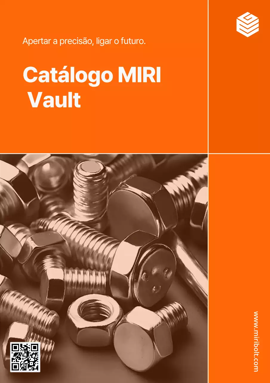 Catálogo Industrial Simples Laranja