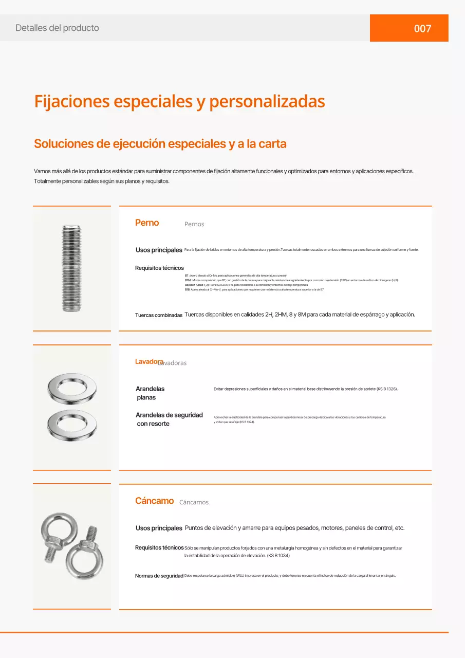 Catálogo Industrial Simple Naranja