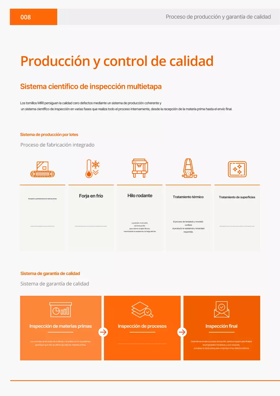 Catálogo Industrial Simple Naranja